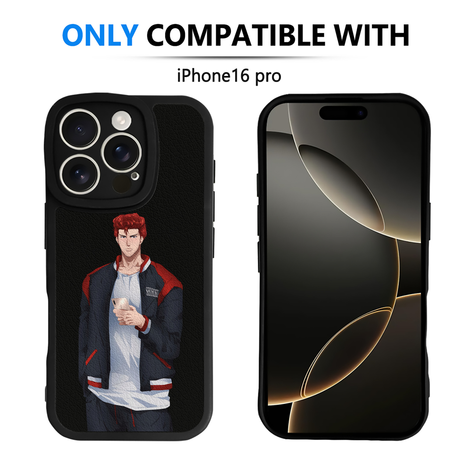 （画像用） SLAM DUNK／スラムダンク 【iPhone 16シリーズ対応】シリコンスマホケース（レザー調） 材質：シリコン